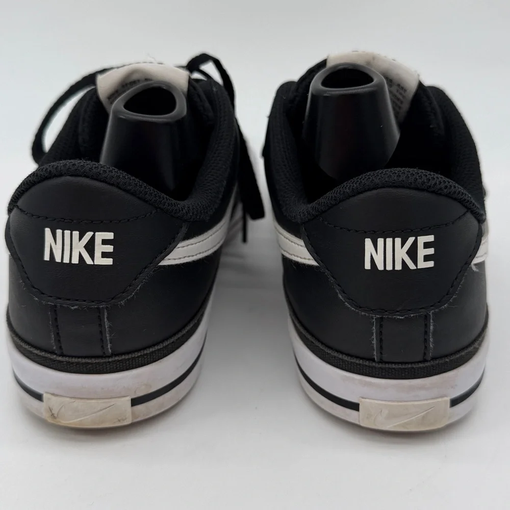 Nike Boys Court Legacy DA5380-002 Black Casual Leather Shoes Sneakers Size 6Y
